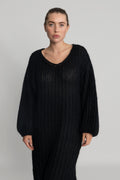 Jasmin Knit Dress - Svart