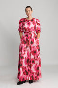 Kayla Maxi Dress - Floral Blur