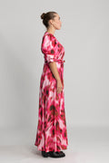 Kayla Maxi Dress - Floral Blur