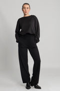 Hella Hw Knit Pants - Black