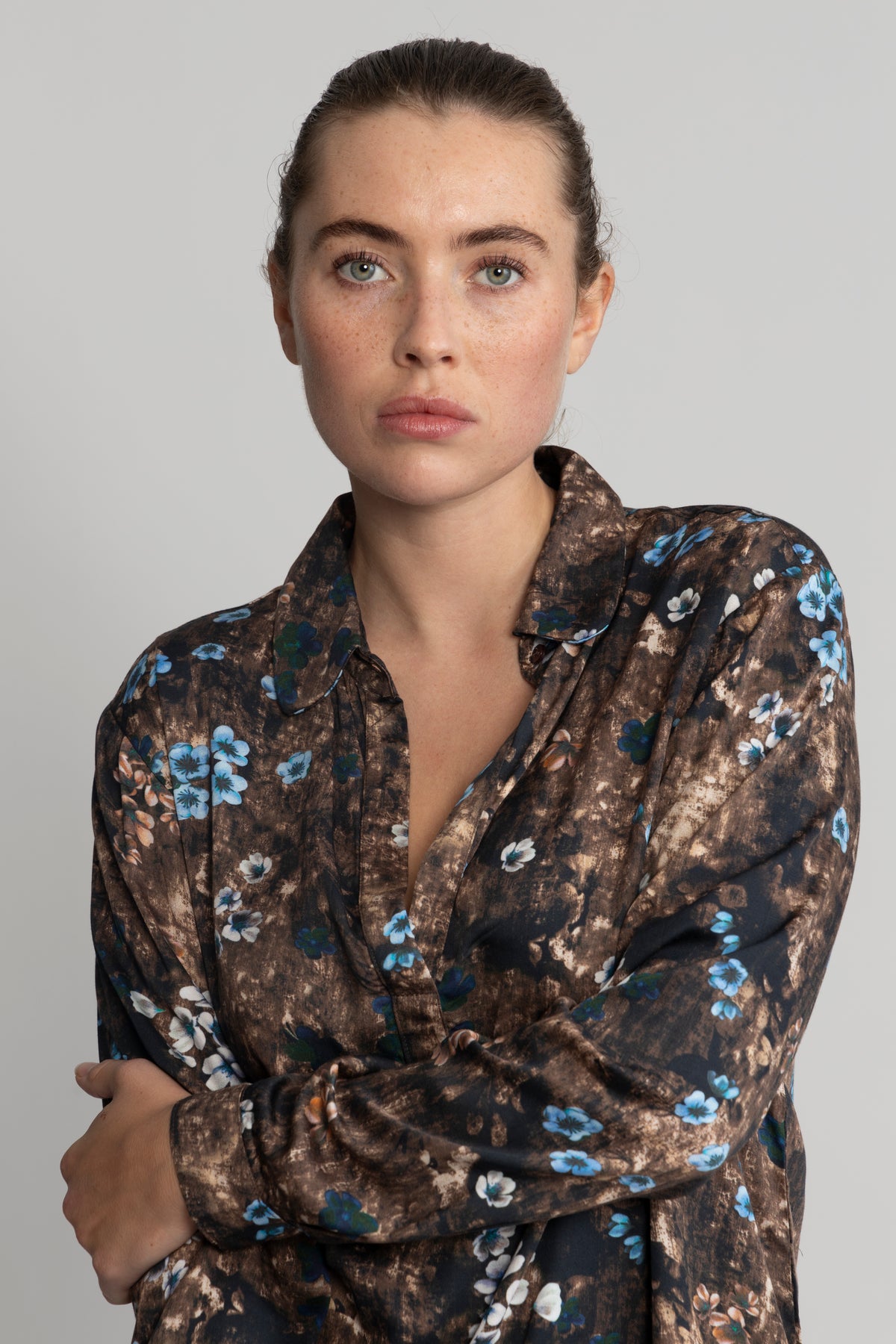 Violet Blouse - Nutmeg