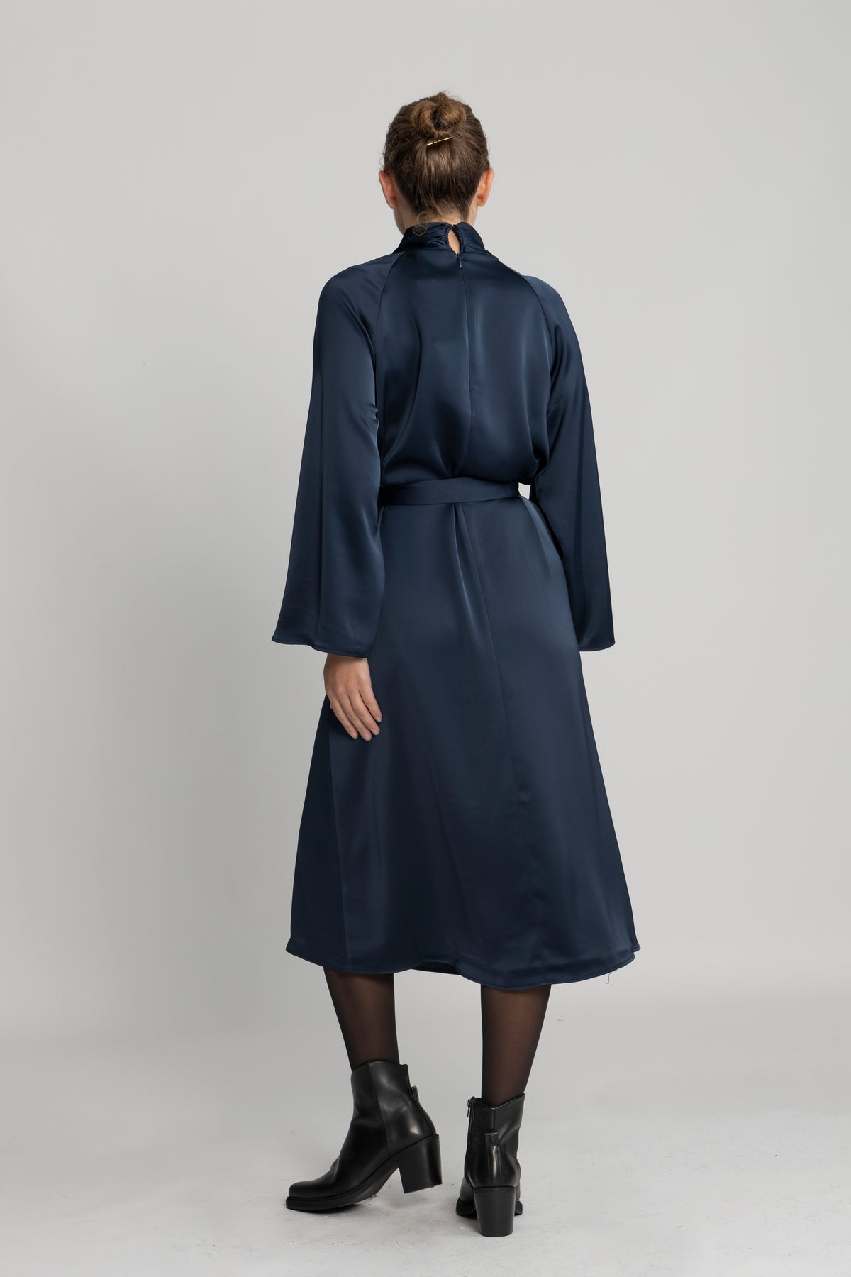 Garbo Dress - Dark Navy