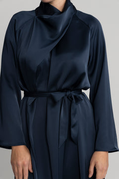 Garbo Dress - Dark Navy