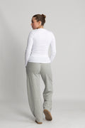 Wide Leg Pant - Grey Heather