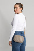 Kira Chevron Camera Bag - Gray Heron