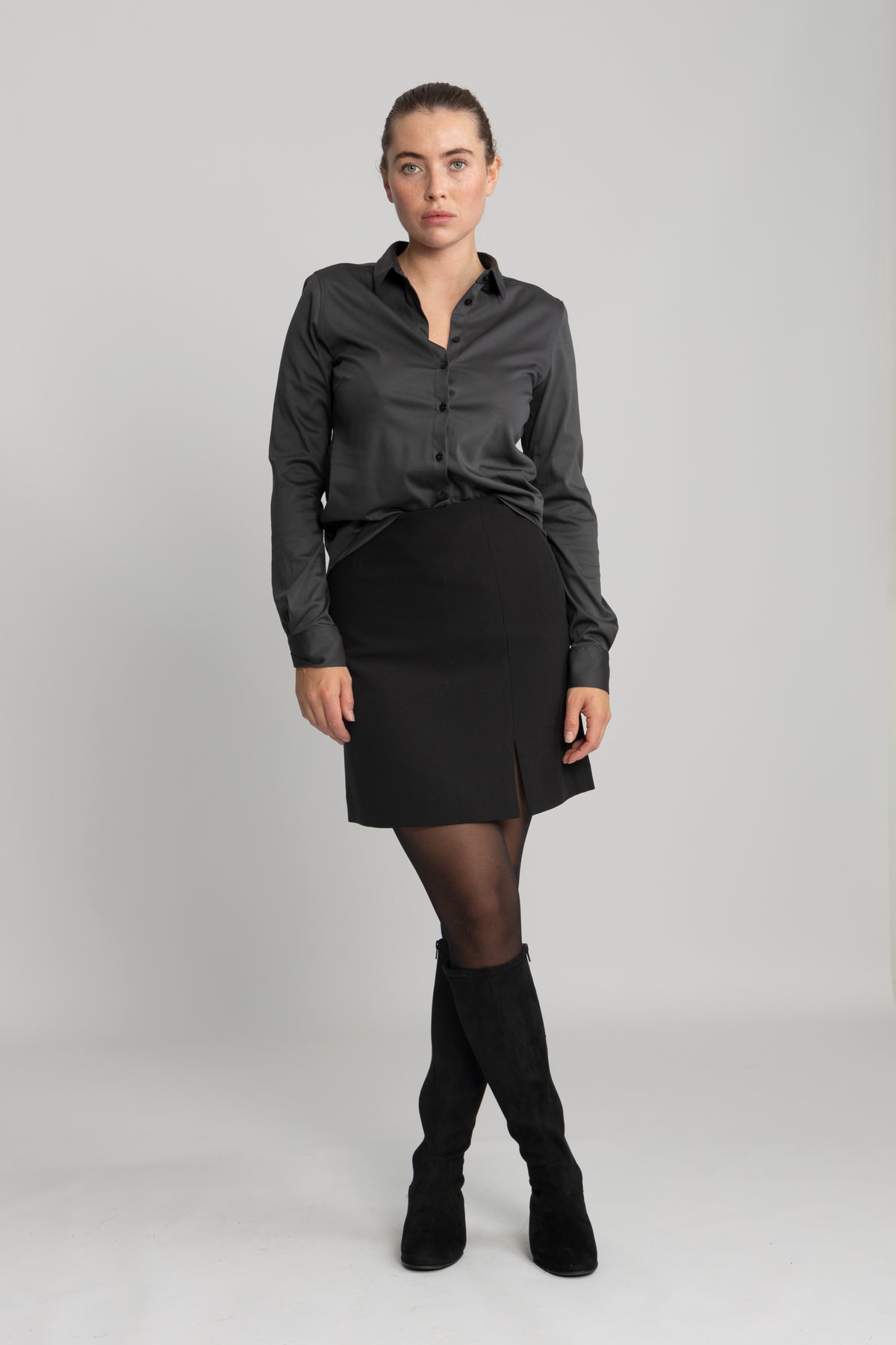 Tina Jersey Shirt - Phantom
