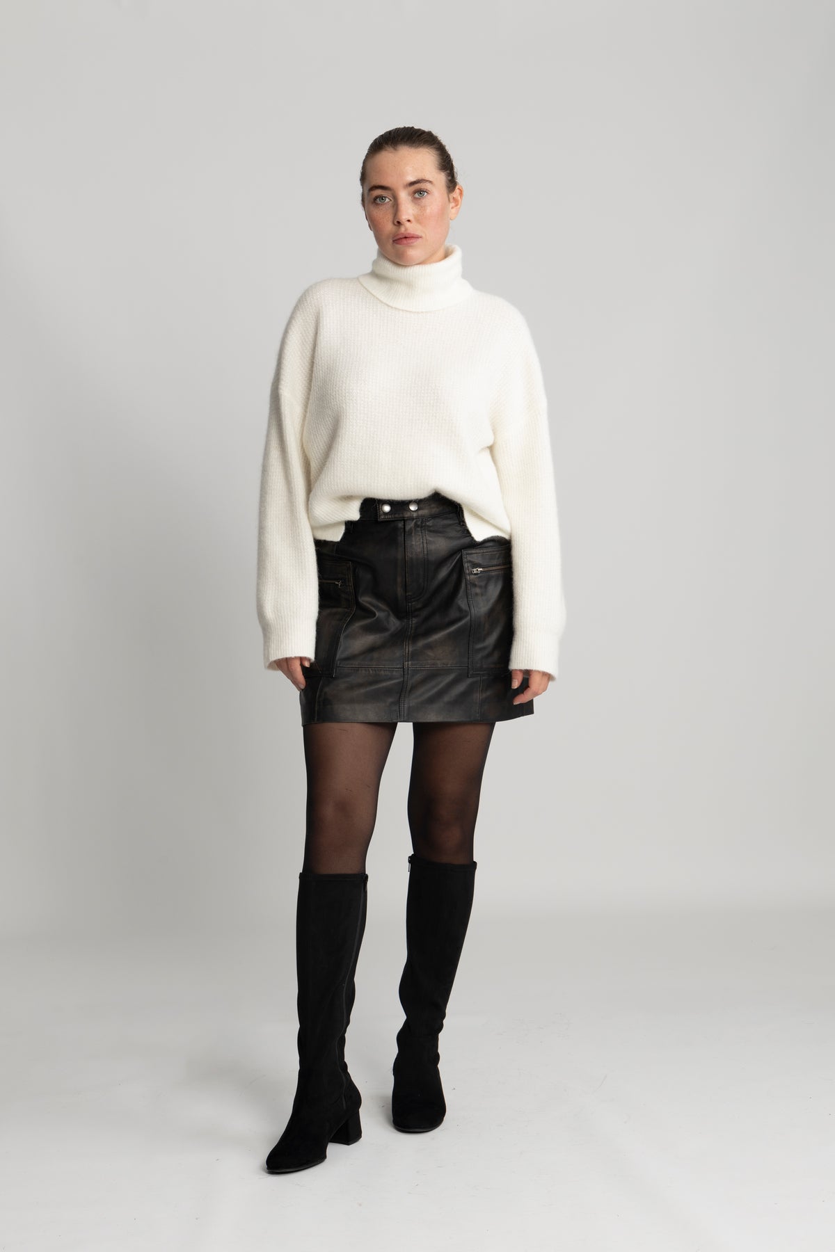AlphaGZ Rollneck - Egret