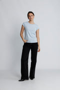 Organic Jersey Teasy Tee Fav - Cashmere Blue