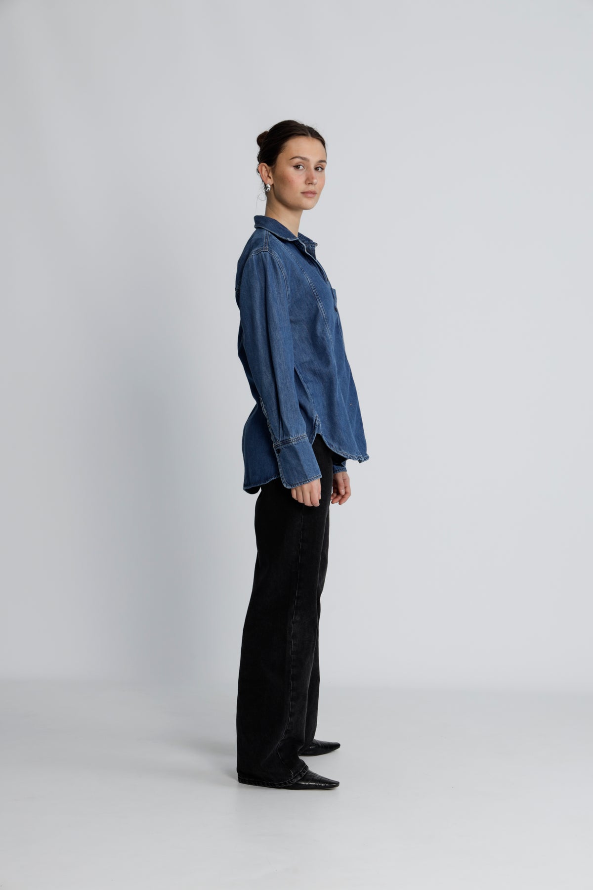 SophinaIW Classic Shirt - Washed Denim