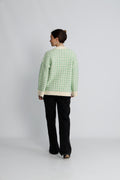 Yasliviana Ls Knit Cardigan - Bright Green Birch