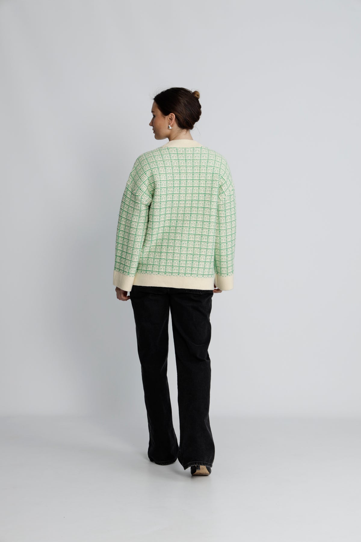 Yasliviana Ls Knit Cardigan - Bright Green Birch