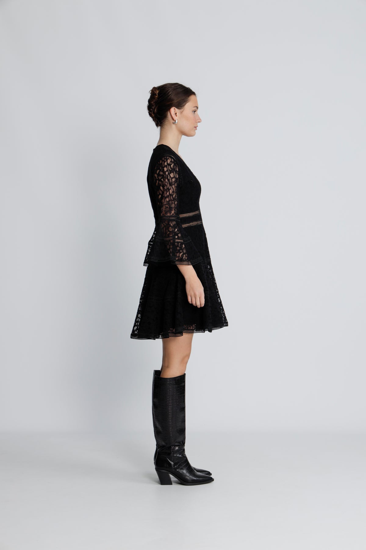 Millie Lace Dress - Black