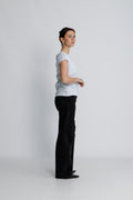 Organic Jersey Stripe Teasy Tee Fav - Cashmere Blue/Brilliant White