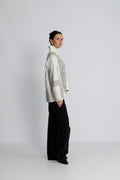 Isa Sweater - Offwhite With Grey