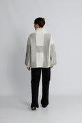 Isa Sweater - Offwhite With Grey