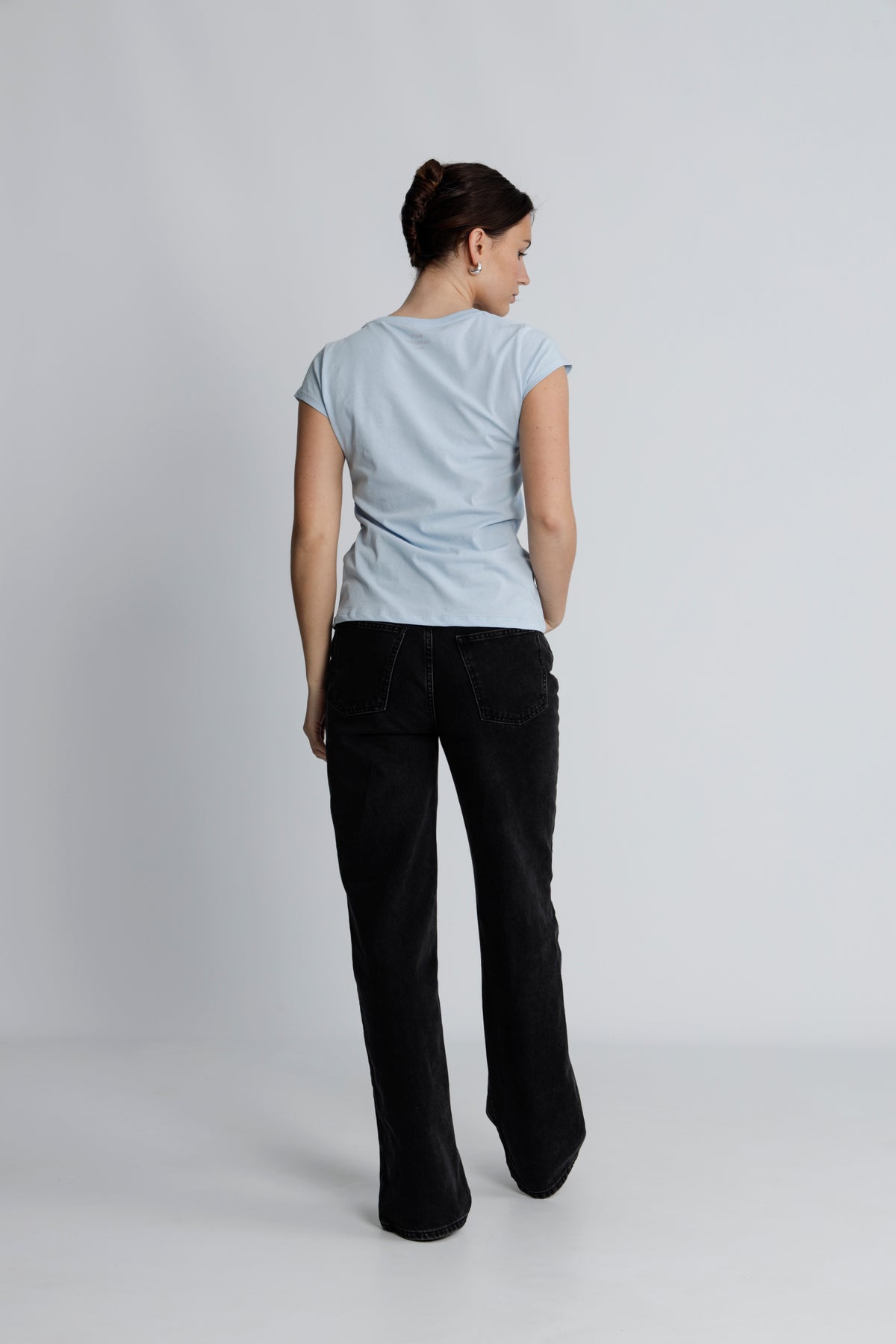Organic Jersey Teasy Tee Fav - Cashmere Blue