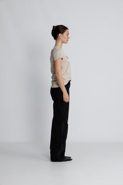 Zibby O-Ss Tee - Feather Gray