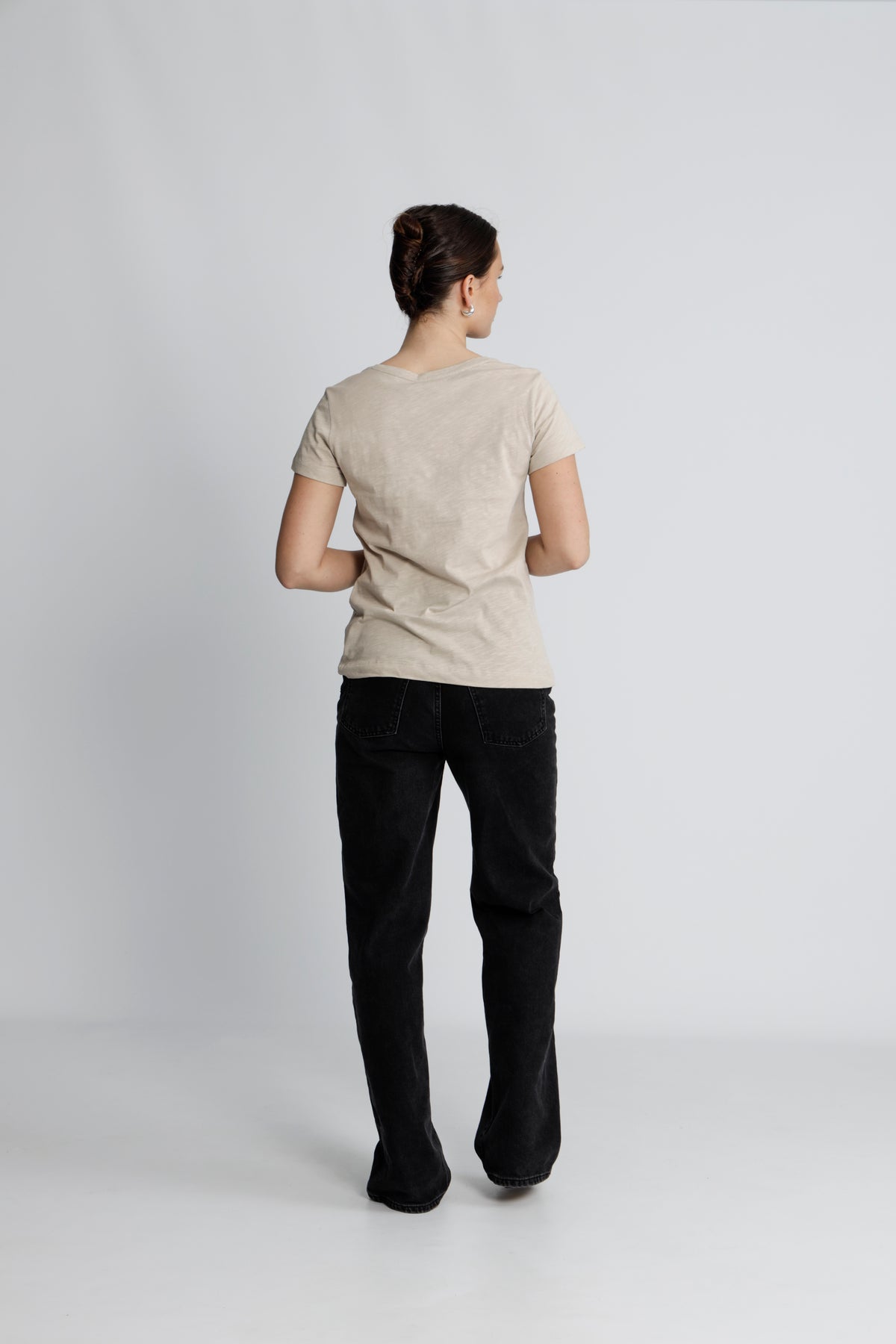 Zibby O-Ss Tee - Feather Gray