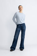 Boston O-Neck - Pearl Blue