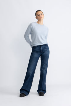 Boston O-Neck - Pearl Blue