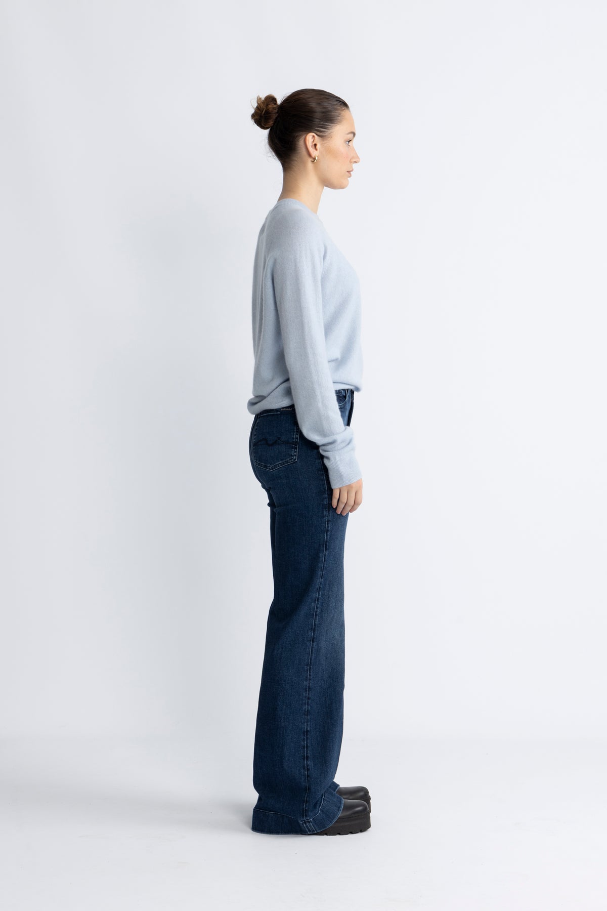 Boston O-Neck - Pearl Blue