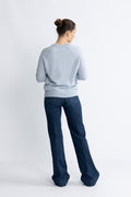 Boston O-Neck - Pearl Blue
