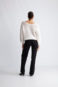 Cornelia LS Cardigan - Vit