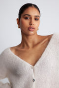 Cornelia LS Cardigan - Vit