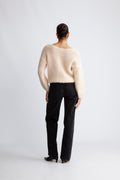 Cornelia Ls Cardigan - Almond