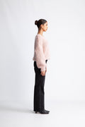 Milana LS Mohair Knit - Ljusrosa