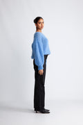 Milana LS Mohair Knit - Himmelsblå