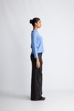 Essential Ls Boxy Tee - Cornflower Blue