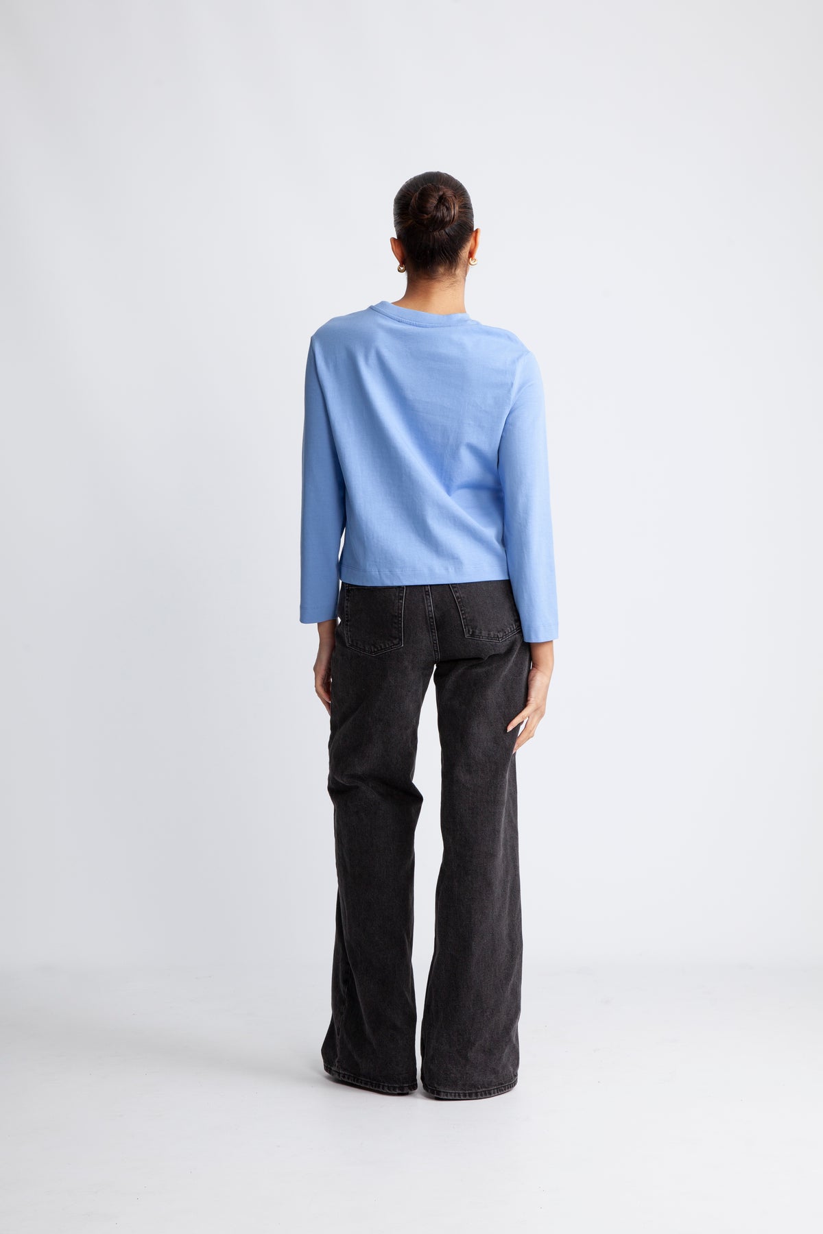 Essential Ls Boxy Tee - Blå