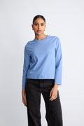 Essential Ls Boxy Tee - Blå