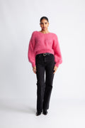 Milana LS Mohair Knit - Pink