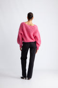 Milana LS Mohair Knit - Pink