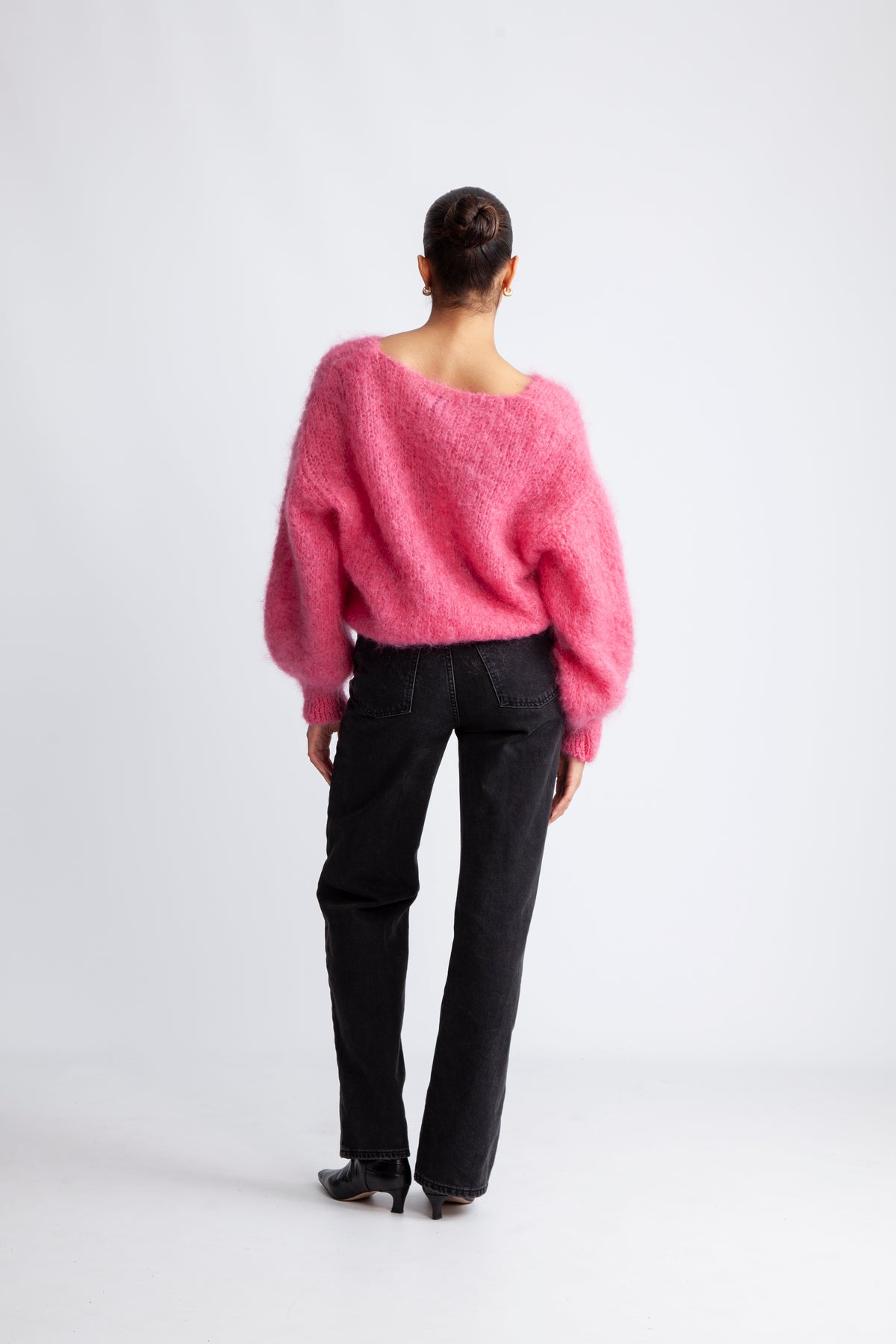 Milana LS Mohair Knit - Pink