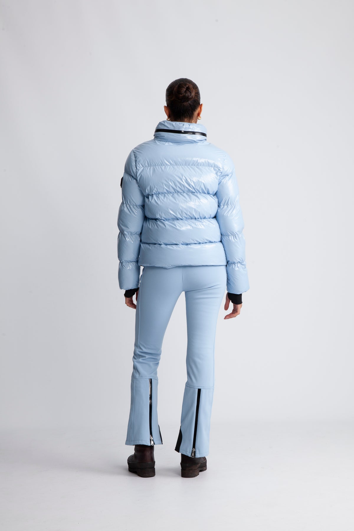 Gstaad Laquer Ski Jacket - Powder Blue
