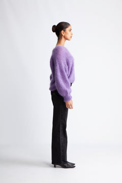 Milana LS Mohair Knit - Lilac