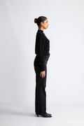 Yasfonny LS Knit Pullover - Svart