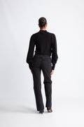 Yasfonny LS Knit Pullover - Svart