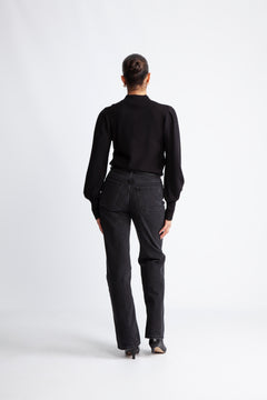 Yasfonny LS Knit Pullover - Black