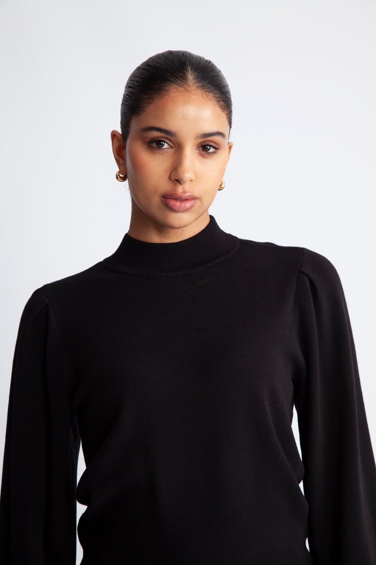 Yasfonny LS Knit Pullover - Svart