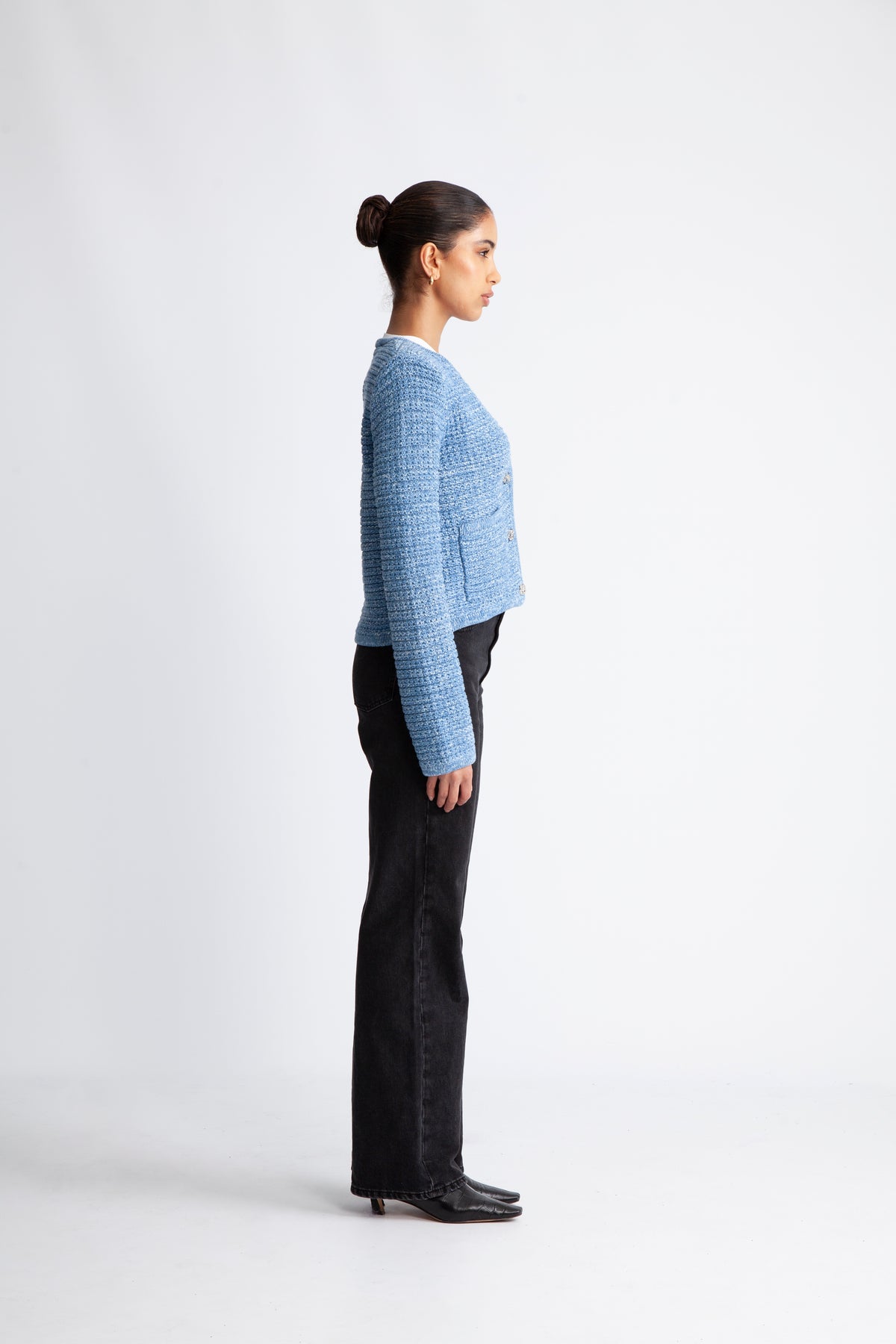 Grenada Knit Cardigan - Granada Sky