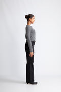 W. Cashmere Cardigan - Mörkgrå