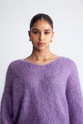 Milana LS Mohair Knit - Lila