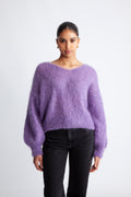 Milana LS Mohair Knit - Lila