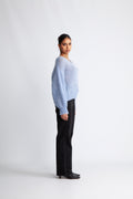 Milana Ls Mohair Knit - Light Blue