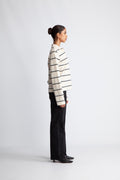 Lovella Striped Polo LL Tee - Summer Sand