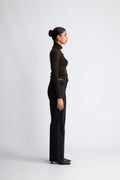Rigmor Avalina Rib R Pullover - Forest Night